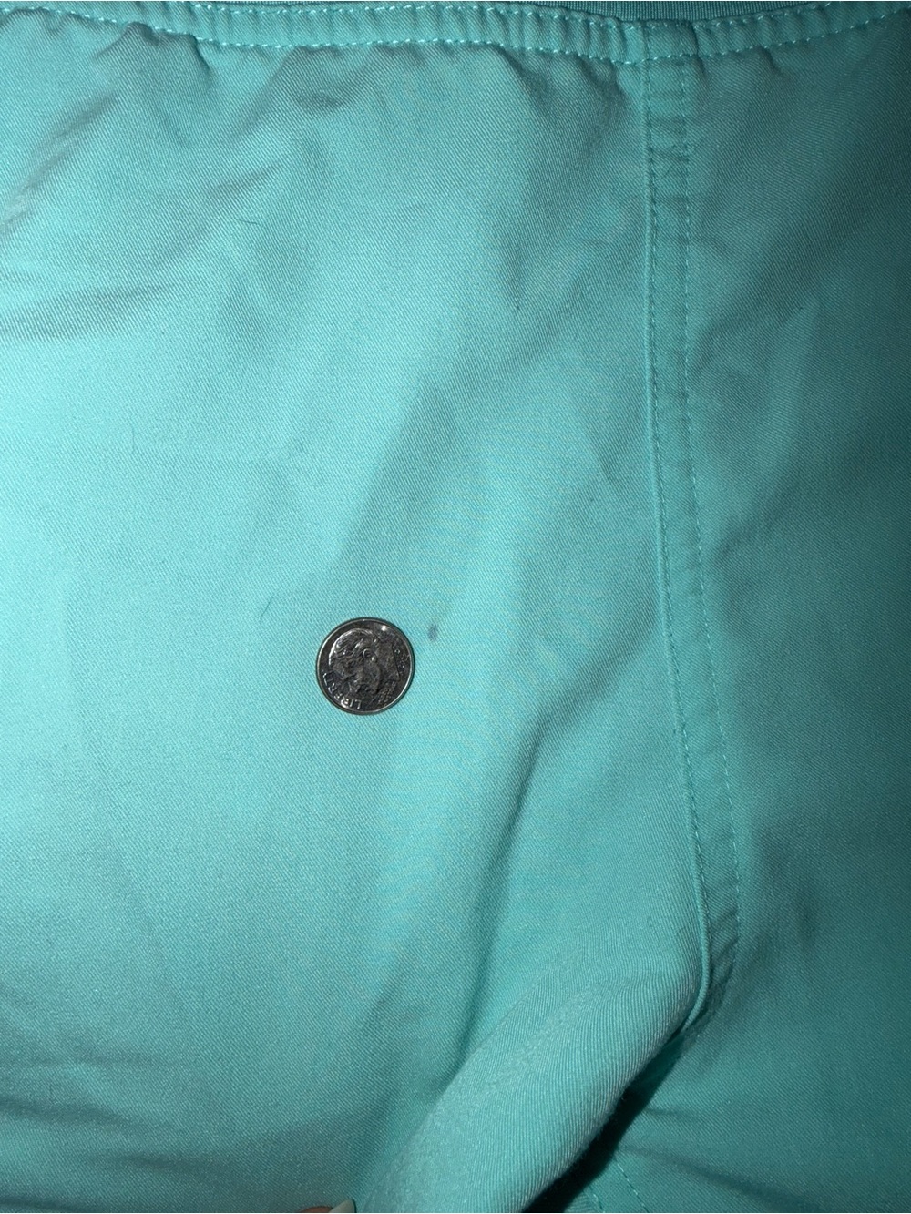 Figs Women's Teal V-Neck Scrub Top and Pants Set - Picture 2 of 2